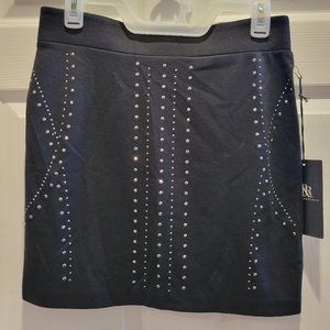 Rock & Republic Black Studded Stretchy Skirt 4